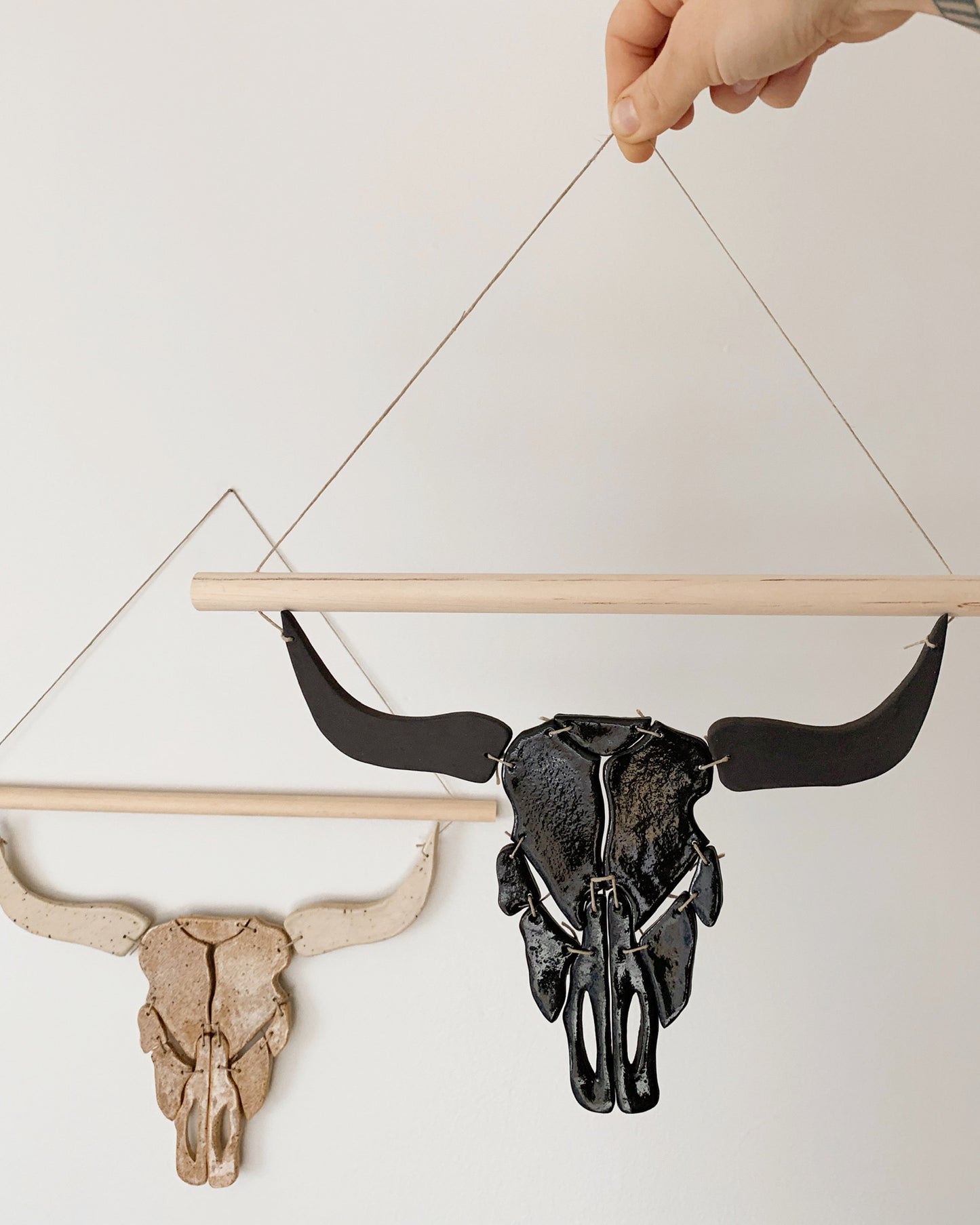 Longhorn Wall Hanging - Sand
