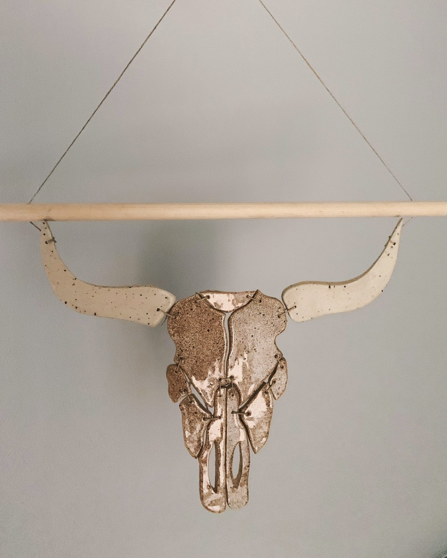 Longhorn Wall Hanging - Sand