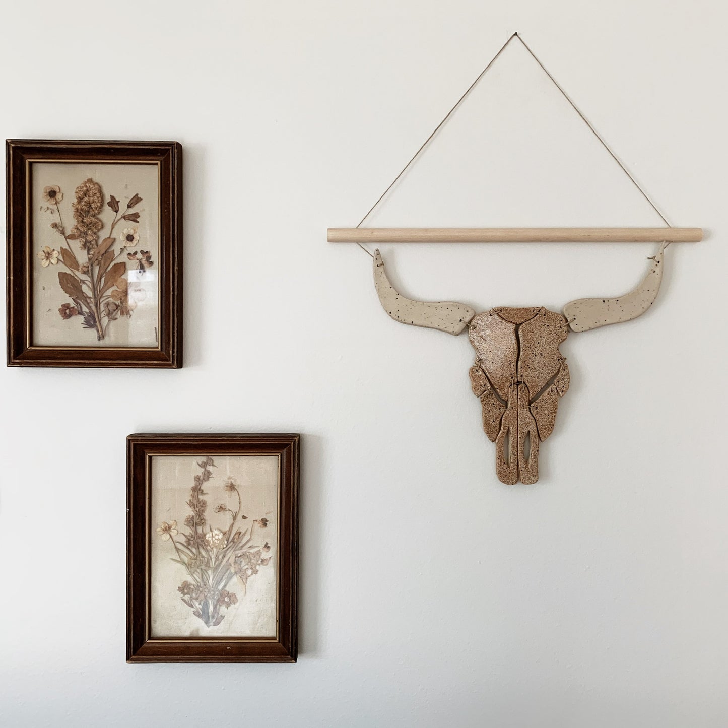 Longhorn Wall Hanging - Sand