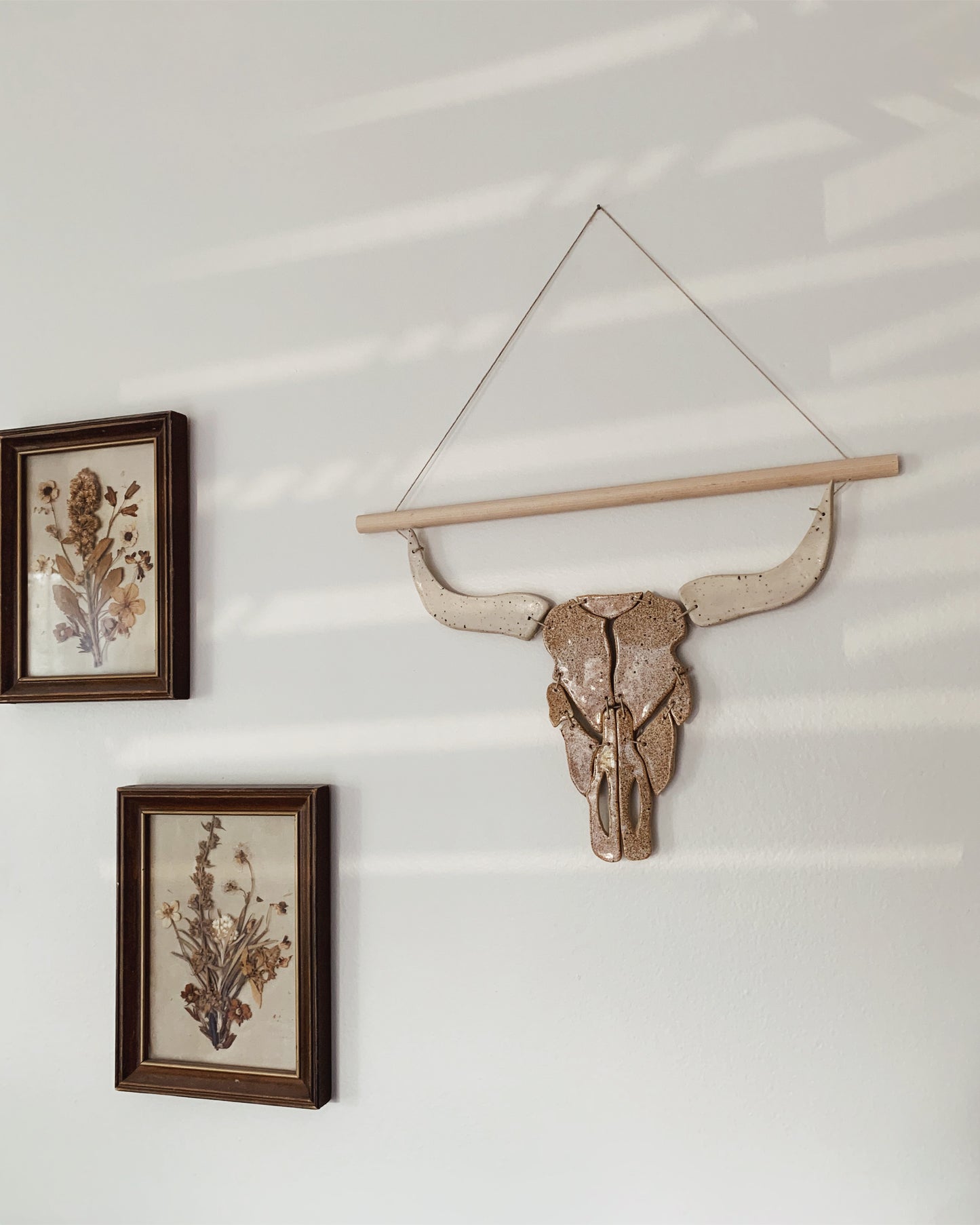 Longhorn Wall Hanging - Sand