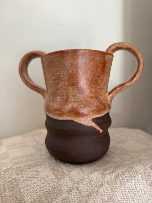 Handled Bubble Vase