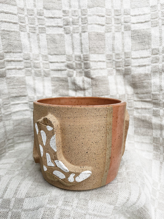 Cowprint Boot Planter